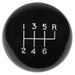 HURST With 3/8" Thread 6-Speed Black Manual Shift Knob HU1631040 Autofit