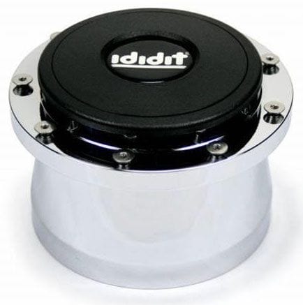 IDIDIT Brushed ALuminium Finish 9-Bolt Steering Wheel Adapter (No Horn) ID2201300030 Autofit