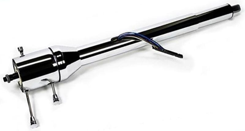 IDIDIT Column Shift, Chrome Finish, 1" DD Shaft 30" RHD Collapsible Tilt Steering Column ID1280300020 Autofit