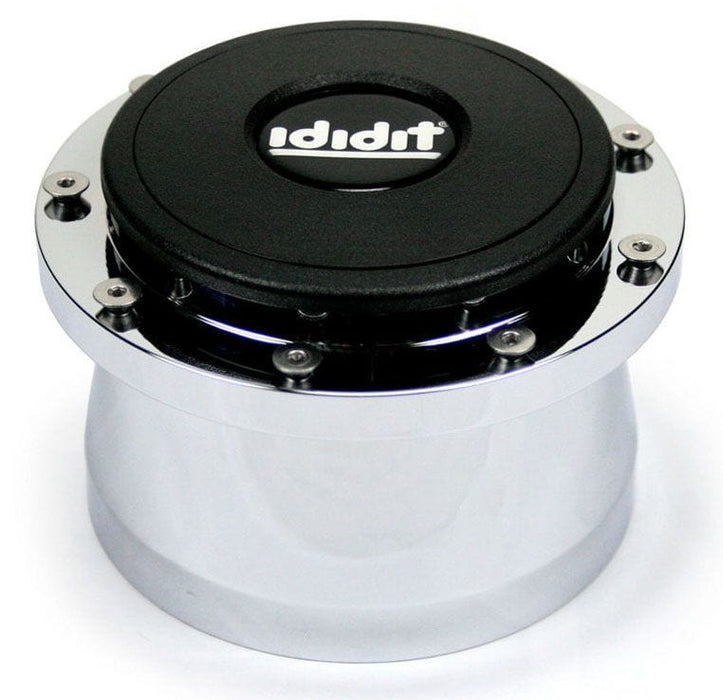 IDIDIT Polished Aluminium Finish 9-Bolt Steering Wheel Adaptor With Horn ID2201310040 Autofit
