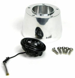 IDIDIT Polished Aluminium Suit 5-Bolt Grant 5-Bolt Steering Wheel Adaptor With Horn ID2207310040 Autofit