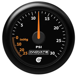 INNOVATE 2-1/16" 30 PSI Boost/ 25 inHg Vac MTX-A Analog Gauge IM3908 Autofit