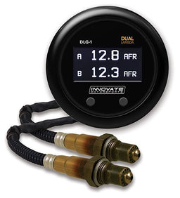 INNOVATE 2-1/16" Dual Lambda Air/Fuel Ratio Gauge DLG-1 Digital Gauge IM3891 Autofit