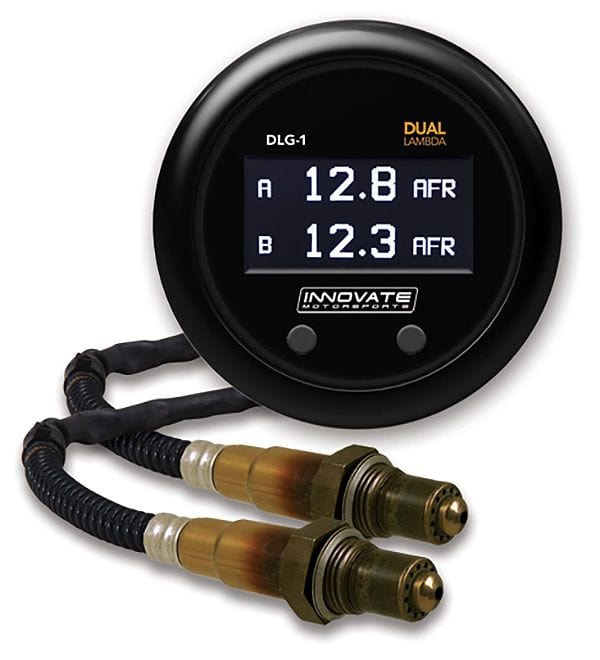 INNOVATE 2-1/16" Dual Lambda Air/Fuel Ratio Gauge DLG-1 Digital Gauge IM3891 Autofit