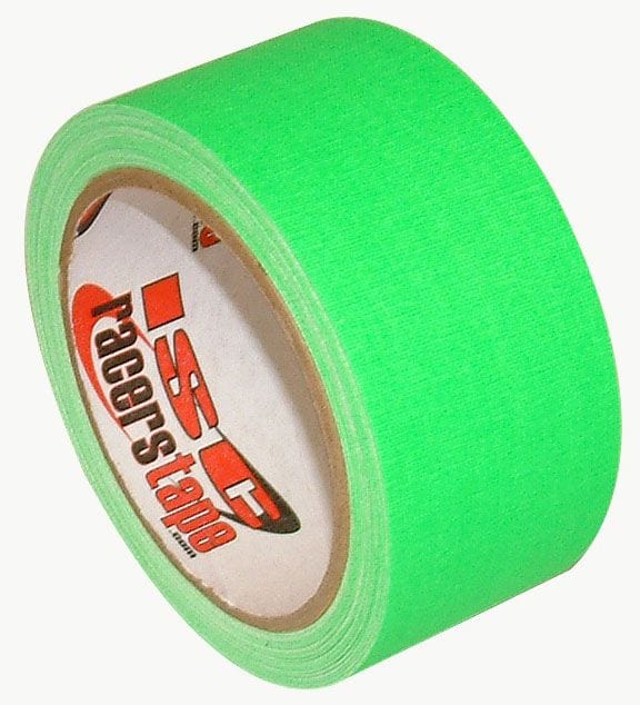 ISC 2" x 45ft. Roll Dull Finish Gaffer's Tape - Neon Green RT7207NDF Autofit
