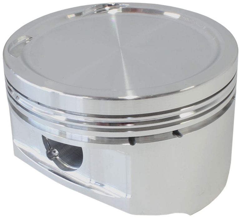 JE 4.0L, 3.661" bore, 3.900" stroke, 6.058" rod length, -11cc dome volume Ford BA-BF XR6 4.0L 6 Cyl Turbo .030" - Dish Forged Piston J309127 Autofit