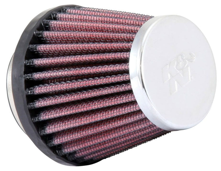 K&N 2.75 in (70 mm) H x 3 in (76 mm) Base OD x 2 in (51 mm) Top OD - KNRC-1070 K&N Universal Clamp On Filter Fits 1.688 in (43 mm) KNRC-1070 Autofit