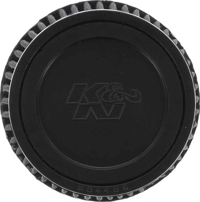 K&N 3.5 in (89 mm) H x 5.375 in (137 mm) Base OD x 4.375 in (111 mm) Top OD - KNRU-2510 K&N Universal Clamp On Filter Fits 4 in (102 mm) KNRU-2510 Autofit