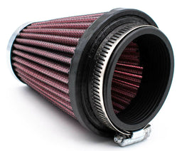 K&N 3 in (76 mm) H x 3.125 in (79 mm) Base OD x 2 in (51 mm) Top OD - KNRC-2580 K&N Universal Clamp On Filter Fits 2 in (51 mm) KNRC-2580 Autofit