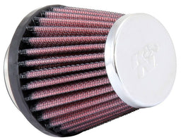 K&N 3 in (76 mm) H x 3.5 in (89 mm) Base OD x 2 in (51 mm) Top OD - KNRC-2310 K&N Universal Clamp On Filter Fits 1.563 in (40 mm) KNRC-2310 Autofit