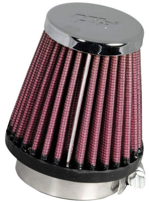 K&N 3 in (76 mm) H x 3 in (76 mm) Base OD x 2 in (51 mm) Top OD - KNRC-1060 K&N Universal Clamp On Filter Fits 1.938 in (49 mm) KNRC-1060 Autofit