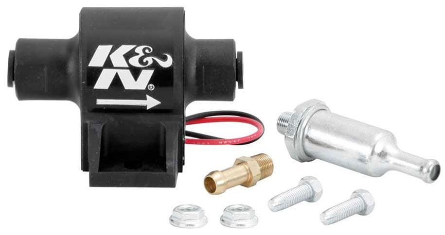 K&N 34 Gallons per Hour between 7 & 10psi - KN81-0403 K&N Universal Inline Electric Fuel Pump KN81-0403 Autofit