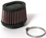 K&N 4 in (102 mm) Base L x 2.875 in (73 mm) Base W x 2.75 in (70 mm) H x 3 in (76 mm) Top L x 2 in (51 mm) Top W - KNRC-2450 K&N Universal Clamp On Filter Fits 1.75 in (44 mm) KNRC-2450 Autofit