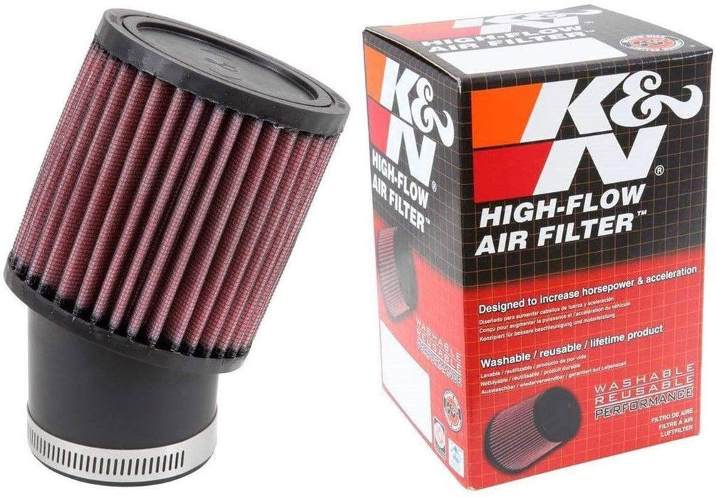 K&N 4 in (102 mm) H x 3.75 in (95 mm) OD - KNRU-1750 K&N Universal Clamp On Filter Fits 2.438 in (62 mm) KNRU-1750 Autofit