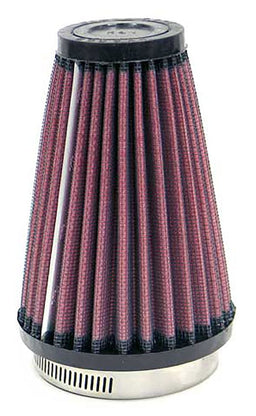 K&N 5 in (127 mm) H x 3.5 in (89 mm) Base OD x 2 in (51 mm) Top OD - KNSN-2570 K&N Universal Clamp On Filter Fits 2.438 in (62 mm) KNSN-2570 Autofit