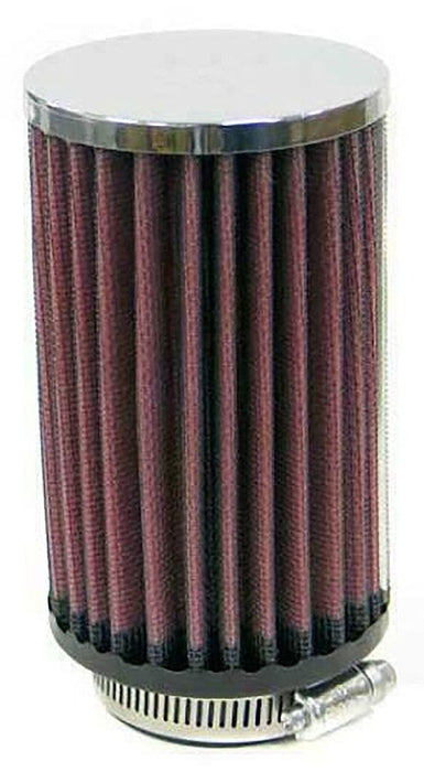K&N 5 in (127 mm) H x 3 in (76 mm) OD - KNRC-0410 K&N Universal Clamp On Filter Fits 1.875 in (48 mm) KNRC-0410 Autofit