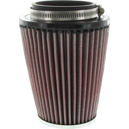 K&N 6 in (152 mm) H x 5 in (127 mm) Base OD x 3.5 in (89 mm) Top OD - KNRC-3250 K&N Universal Clamp On Filter Fits 3.125 in (79 mm) KNRC-3250 Autofit