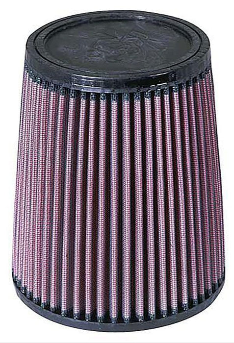 K&N 7 in (178 mm) H x 5.875 in (149 mm) Base OD x 4.75 in (121 mm) Top OD - KNRU-3610 K&N Universal Clamp On Filter Fits 2.75 in (70 mm) KNRU-3610 Autofit