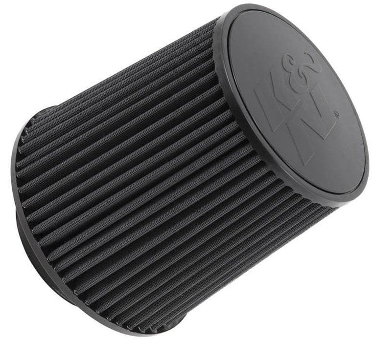 K&N 8"(203 mm) H x 8" (203 mm) Base OD x 6.625" (168 mm) Top OD - KNRU-5171HBK K&N Black Universal Round Tapered Clamp On Filter Fits 4" (102mm) KNRU-5171HBK Autofit