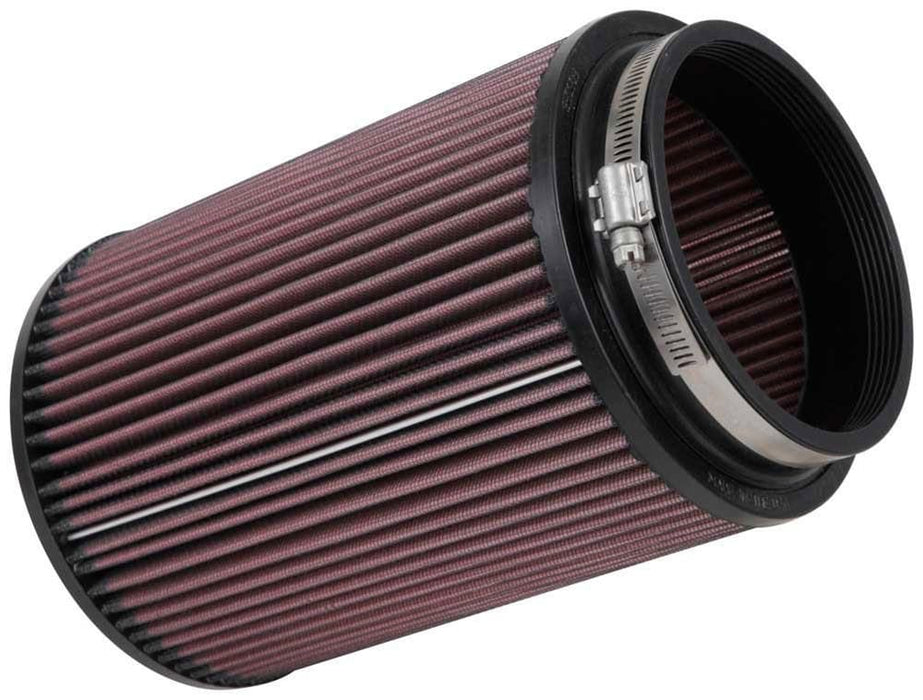 K&N 9 in (229 mm) H x 6.5 in (165 mm) OD - KNRU-3020 K&N Universal Clamp On Filter Fits 5 in (127 mm) KNRU-3020 Autofit