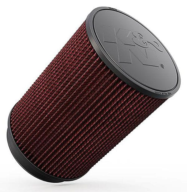 K&N 9 in (229 mm) H x 6.5 in (165 mm) OD - KNRU-3020 K&N Universal Clamp On Filter Fits 5 in (127 mm) KNRU-3020 Autofit