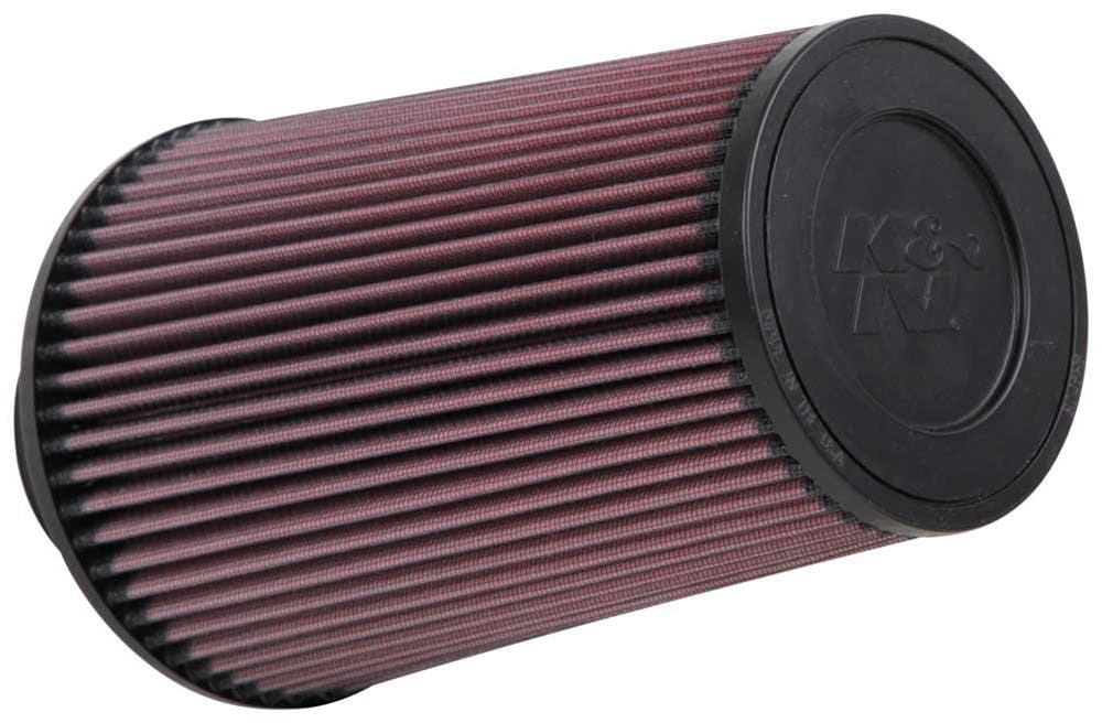 K&N 9 in (229 mm) H x 6 in (152 mm) Base OD x 4.625 in (117 mm) Top OD - KNRE-0810 K&N Universal Clamp On Filter Fits 3 in (76 mm) KNRE-0810 Autofit