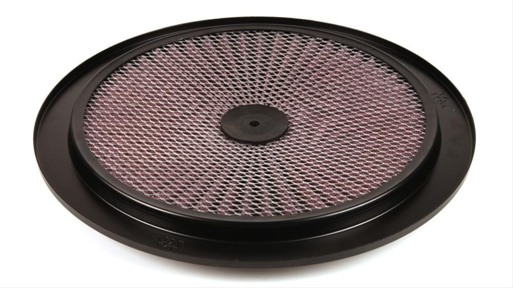 K&N Fits 14" OD, Black - KN66-1401 K&N X-Stream Top Plate Filter KN66-1401 Autofit