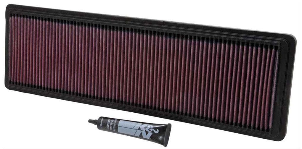 K&N Fits 1977-1995 Porsche 928 4.4, 4.5, 4.6, 4.7, 4.9, 5.0 & 5.4L - KN33-2591 K&N Replacement Panel Filter KN33-2591 Autofit