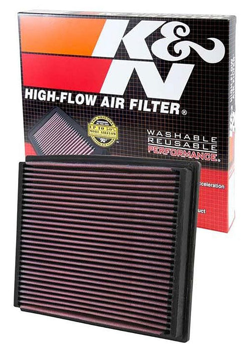 K&N Fits 1994-2008 Audi A4, A6, Volkswagen Passat & Skoda - KN33-2125 K&N Replacement Panel Filter KN33-2125 Autofit