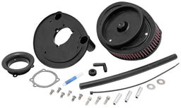 K&N Fits 1999-2012 Softail, Fat Boy, Heritage, Night Train, Rocker & Dyna With 1-5/8" Tall Filter - KNRK-3909-1 K&N Custom Harley Davidson Air Filter Assembly KNRK-3909-1 Autofit