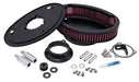 K&N Fits 1999-2012 Softail, Fat Boy, Heritage, Night Train, Rocker & Dyna, With 2-1/4" Tall Filter - KNRK-3910-1 K&N Custom Harley Davidson Air Filter Assembly KNRK-3910-1 Autofit