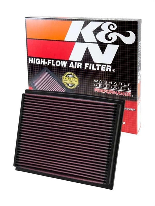 K&N Fits 2000-2013 Audi A4 & Seat Exeo - KN33-2209 K&N Replacement Panel Filter KN33-2209 Autofit