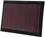 K&N Fits 2004-2008 F150, F250 & F350 5.4L - KN33-2287 K&N Replacement Panel Filter KN33-2287 Autofit