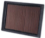 K&N Fits 2006-2012 Land Rover Freelander 2.2L & 3.2L - KN33-2414 K&N Replacement Panel Filter KN33-2414 Autofit