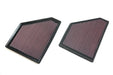 K&N Fits 2007-2010 BMW X5 4.8L V8 - KN33-2407 K&N Replacement Panel Filter KN33-2407 Autofit
