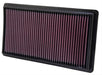 K&N Fits 2007-2013 Mazda 6 & Ford Taurus & Explorer - K&N Replacement Panel Filter KN33-2395 Autofit