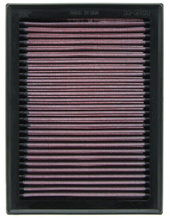 K&N Fits 2007-2017 Nissan X-Trail, Micra, Pulsar - KN33-2409 K&N Replacement Panel Filter KN33-2409 Autofit