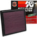 K&N Fits 2008-2013 Lexus IS F 5.0L - KN33-2453 K&N Replacement Panel Filter KN33-2453 Autofit