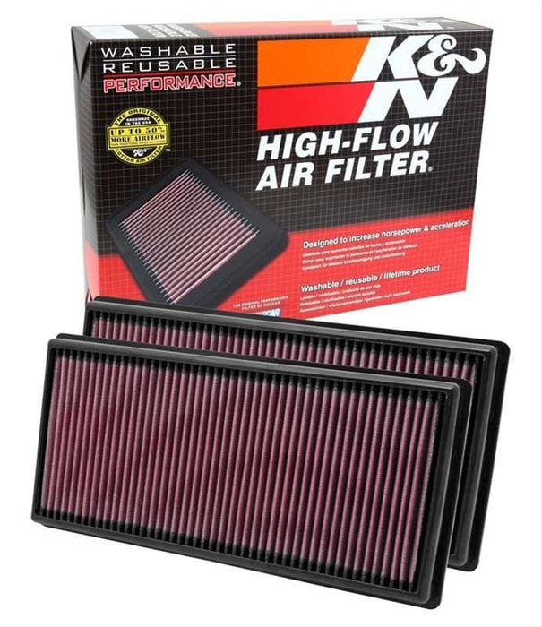 K&N Fits 2009-2013 Land Rover Discovery 5.0L & Range Rover 3.0, 4.4 & 5.0L - KN33-2446 K&N Replacement Panel Filter KN33-2446 Autofit