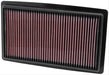K&N Fits 2013-2020 Honda Accord & Accura TLX 3.5L V6 (A1823) - KN33-2499 K&N Replacement Panel Filter KN33-2499 Autofit