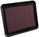 K&N Fits 2015-17 Toyota Land Cruiser/Prado 2.8L L4 Diesel - KN33-3062 K&N Replacement Panel Filter KN33-3062 Autofit