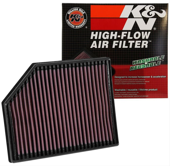 K&N Fits 2016-2019 Volvo S90, V90, XC90, V60 & XC60 2.0L L4 Diesel & F/I - KN33-3065 K&N Replacement Panel Filter KN33-3065 Autofit