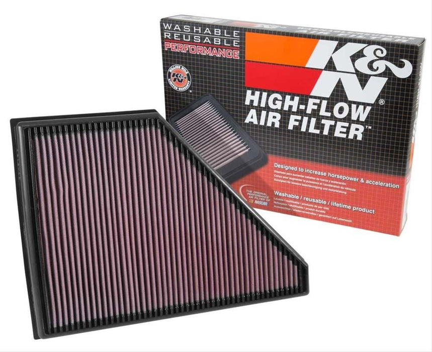 K&N Fits 2017-2019 GMC/Holden Acadia 3.6L V6 F/I - KN33-5056 K&N Replacement Panel Filter KN33-5056 Autofit