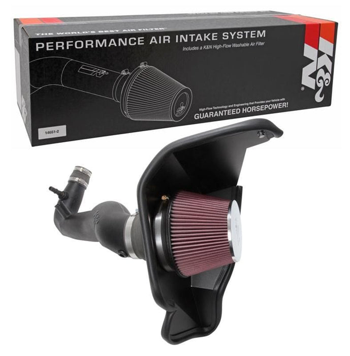 K&N Fits 2018-2019 Ford Mustang 2.3L L4 F/I Ecoboost - KN63-2606 K&N 63 Series Air-Charger Air Intake Kit KN63-2606 Autofit