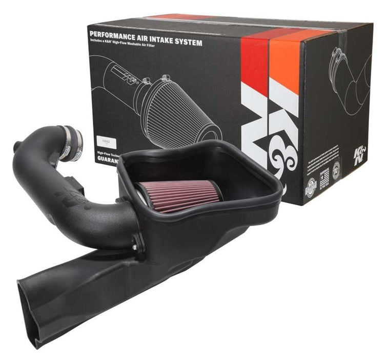 K&N Fits 2018 Ford Mustang GT 5.0L V8 F/I - KN63-2605 K&N 63 Series Air-Charger Air Intake Kit KN63-2605 Autofit