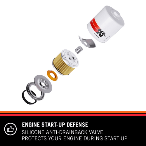 K&N Fits Alfa Romeo, Daihatsu, Ford, Landrover, Mazda - KNHP-3001 K&N Performance Gold Oil Filter (Z9) KNHP-3001 Autofit