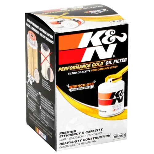 K&N Fits Chev V8 (Long) - KNHP-3002 K&N Performance Gold Oil Filter (Z24) KNHP-3002 Autofit