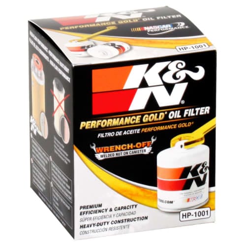 K&N Fits Daewoo, Holden, Nissan, Saab, Toyota - KNHP-1001 K&N Performance Gold Oil Filter (Z154) KNHP-1001 Autofit
