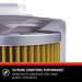 K&N Fits Fram HP-6 Equivalent - KNHP-5001 K&N Performance Gold Oil Filter (HP-6) KNHP-5001 Autofit