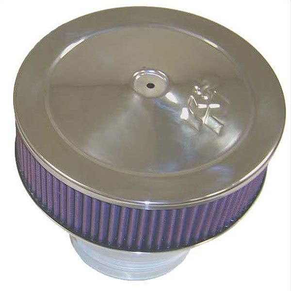 K&N Fits Holley 5-1/8 Neck With 9 x 2-3/4 Element - KN58-1190 K&N S/S Velocity Stack Air Cleaner Assembly KN58-1190 Autofit